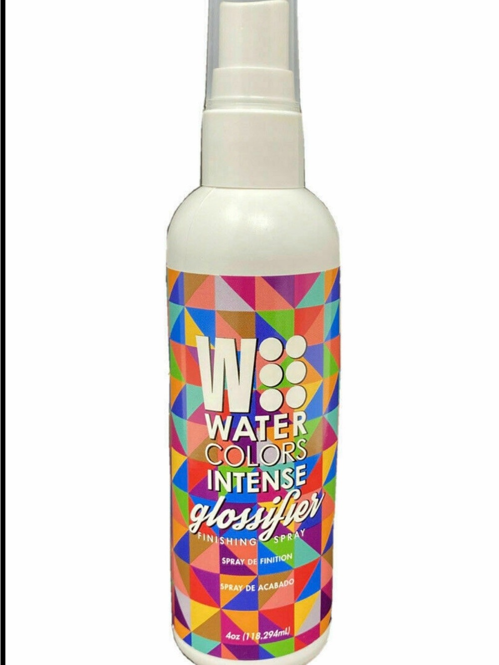 ater Colors Intense Glossifier Finishing Spray - hite